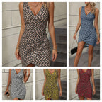 Elegant Sleeveless Mesh Dress